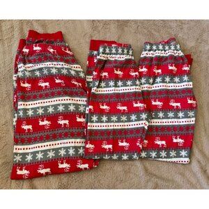 Winging Day Set of 3 Matching Pajama Pants Red